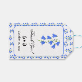 Etiqueta Para Presente Casamento das Campainhas Azuis