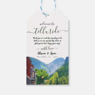 Etiqueta Para Presente Casamento das Montanhas do Colorado Telluride Colo