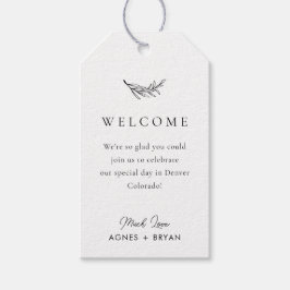 Etiqueta Para Presente Casamento De Blush Floral Moderno Obrigado Marca F