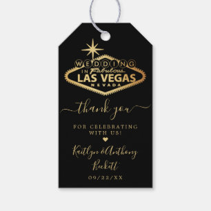 Etiqueta Para Presente Casamento de Destino de Las Vegas