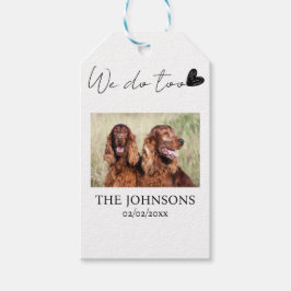 Etiqueta Para Presente Casamento de estimação personalizado