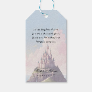 Etiqueta Para Presente Casamento de fairytale lovebird