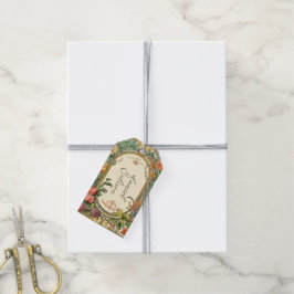 Etiqueta Para Presente Casamento de fronteira vitoriana do Ornamentado