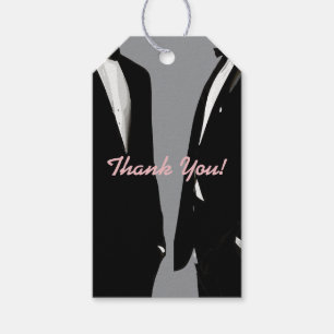 Etiqueta Para Presente Casamento de Homens Gay Modernos Elegantes