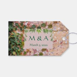 Etiqueta Para Presente Casamento de Pincéis com a Ivy Verde