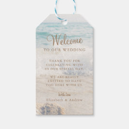 Etiqueta Para Presente Casamento de praia/Oceanside