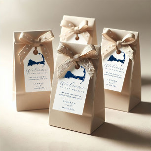 Etiqueta Para Presente Casamento Dourado do Copo de Dennis Cape Cod do ma