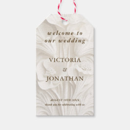 Etiqueta Para Presente Casamento Elegante Art Nouveau