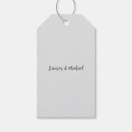Etiqueta Para Presente Casamento Elegante, Mínimo, Planta Amável