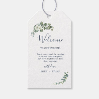 Etiqueta Para Presente Casamento Eucalyptus Rustic Greenery