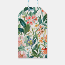 Etiqueta Para Presente Casamento Floral Colorido