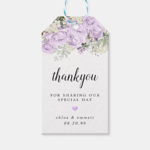 Etiqueta Para Presente Casamento Floral Rosa Rústico de Boho
