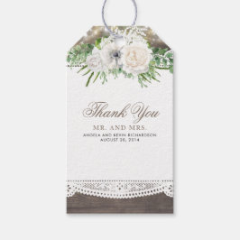 Etiqueta Para Presente Casamento Floral Rústico