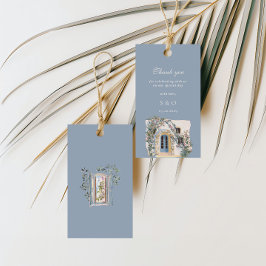 Etiqueta Para Presente Casamento Italiano Mediterrâneo com Aquarela Paste