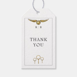 Etiqueta Para Presente Casamento Mágico de Aquarela do Harry Potter