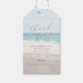 Etiqueta Para Presente Casamento na Praia/à Beira-Mar 