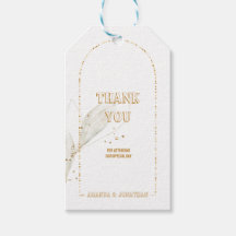 Casamento Personalizado de Arch de Ouro Obrigado