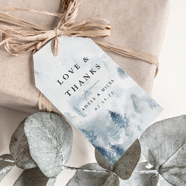 Etiqueta Para Presente Casamento Reverendo De Inverno Obrigado A Favor