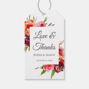 Etiqueta Para Presente Casamento romance brilhante