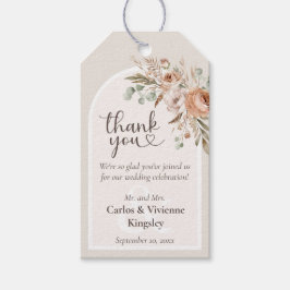 Etiqueta Para Presente Casamento Russo Floral De Tonelada De Terra Leve O