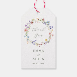 Etiqueta Para Presente Casamento Rustic Chic Wreath Garden