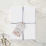 Etiqueta Para Presente Casamento Rustic Romantic Rosa Garden Personalizad<br><div class="desc">Crie favores memoráveis de casamento com embalagens coordenadas! Rosas de jardim elegantes, em estilo chique, dão uma pincelada quente de blush e coral para uma celebração de casamento de uma fazenda! Esta design é perfeita para um país, uma casa de campo, ou até para uma reunião de jardim. ・ Coordene-o!...</div>