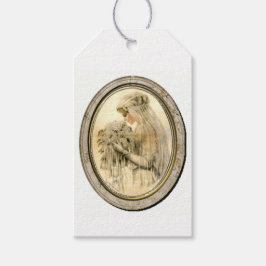 Etiqueta Para Presente Casamento vintage Chá de panela Elegante Bride