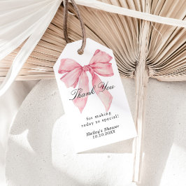 Etiqueta Para Presente Casando Rosa Arco Pisca Obrigado Tags Favoráveis