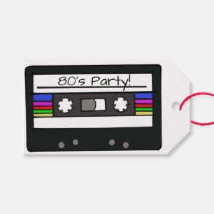 Etiqueta Para Presente "Cassete Retro"