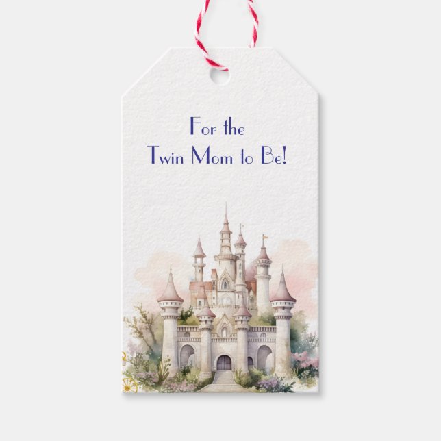 Etiqueta Para Presente Castelo de Fairy Tale (Frente)