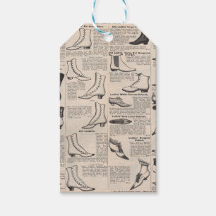 Etiqueta Para Presente Catálogo de Calçados para senhoras da Vintage - Mo