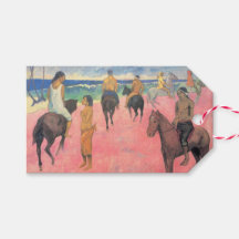 Cavaleiros na Praia em Tahiti (por Gaugin)