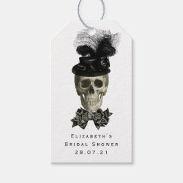 Etiqueta Para Presente Caveira Chique