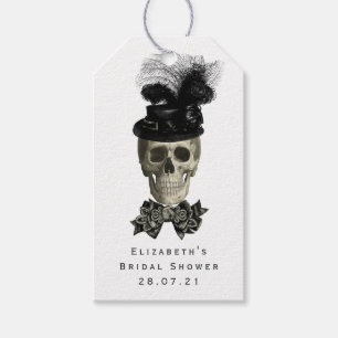 Etiqueta Para Presente Caveira Chique