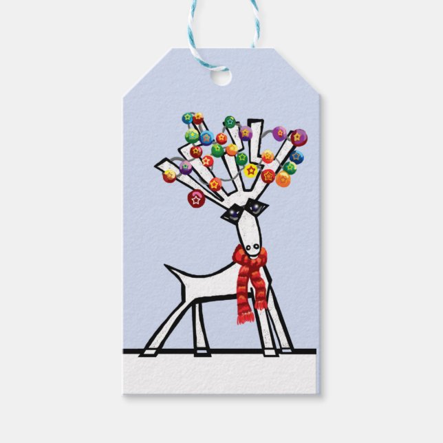 Etiqueta Para Presente Ceifador de Natal (Frente)