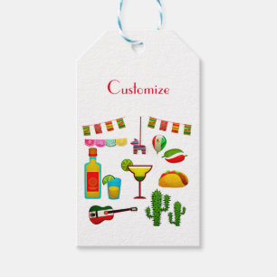 Etiqueta Para Presente Celebração Cinco de Mayo Thunder_Cove  