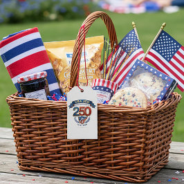 Etiqueta Para Presente celebração USA 250