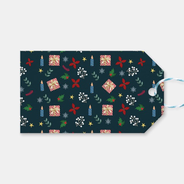 Etiqueta Para Presente Celebrando o Natal (Frente (horizontal))