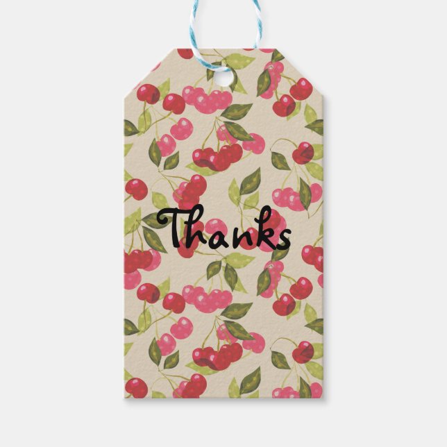 Etiqueta Para Presente Cereja-pirata (Frente)