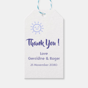 Etiqueta Para Presente Chá de Bebê agradecimento personalizado