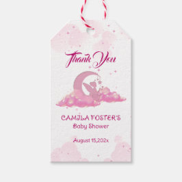 Etiqueta Para Presente Chá de Bebê da Pequena Fada Rosa