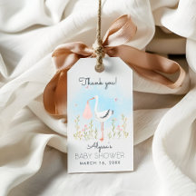 Chá de Bebê de Cegonha em Aquarela Fofa