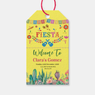 Etiqueta Para Presente Chá de Bebê de Noiva Floral Colorido de Cacto Fies