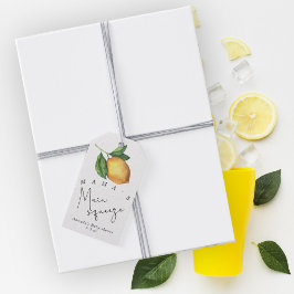 Etiqueta Para Presente Chá de bebê do Lemon, o grande amor da Mamãe