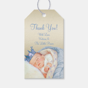 Etiqueta Para Presente Chá de Bebê do Príncipe Vintage