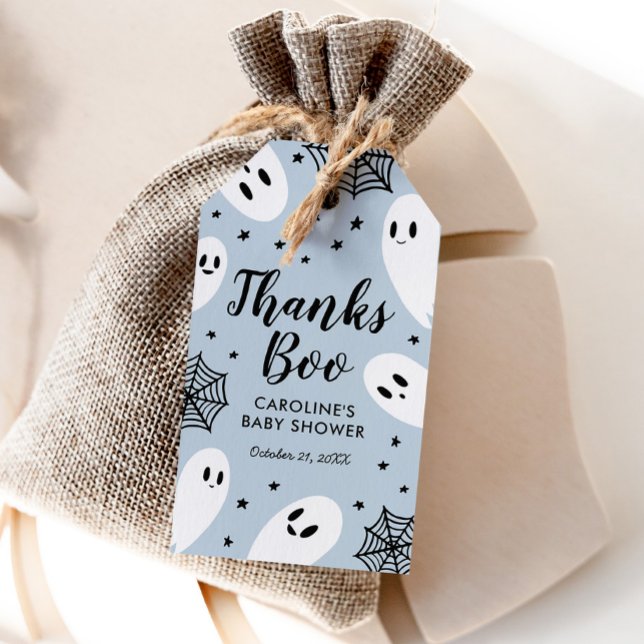 Etiqueta Para Presente Chá de Bebê Fantasminha Little Boo (Criador carregado)
