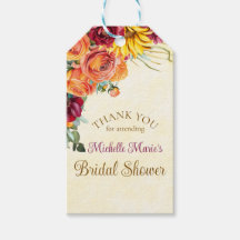 Chá de Bebê Florido de Outono