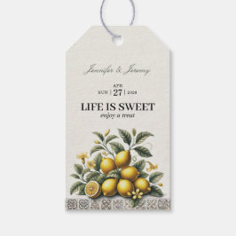 Etiqueta Para Presente Chá de Bebê La Dolce Lemons