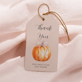 Etiqueta Para Presente Chá de Bebê Menina Abobrinha Doce