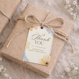 Etiqueta Para Presente Chá de bebê, Primavera, Floral, Verão, Neutro em r
